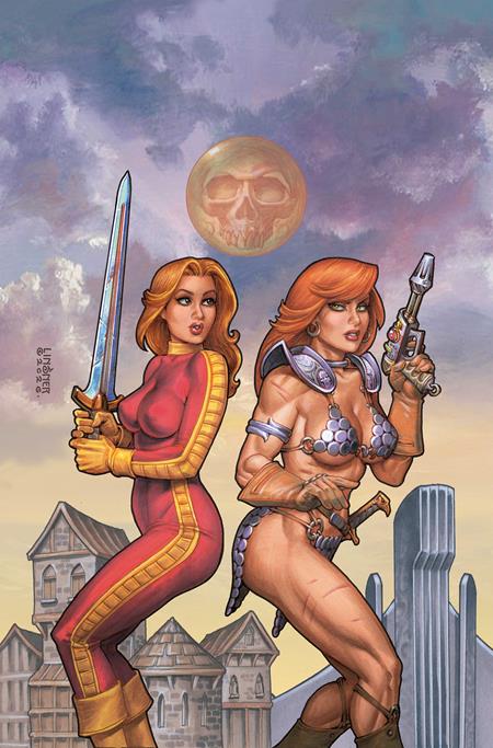RED SONJA BARBARELLA #2 CVR G JOSEPH MICHAEL LINSNER LTD VIRGIN VAR FOC November 9, 2026
