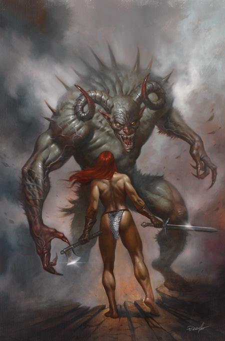 RED SONJA SHE DEVIL WITH A SWORD #8 CVR F LUCIO PARRILLO METAL PREMIUM VAR FOC November 9, 2026