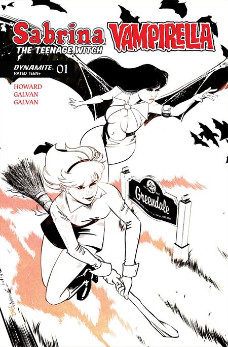 SABRINA THE TEENAGE WITCH VAMPIRELLA #1 CVR P INC 1:15 SEBASTIN PIRIZ LINE ART VAR FOC November 9, 2026