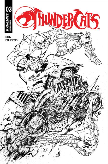 THUNDERCATS (2026) #3 CVR I INC 1:20 DAVID COUSENS LINE ART VAR FOC November 9, 2026