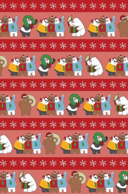 WE BARE BEARS CHRISTMAS SPECIAL #1 (ONE SHOT) CVR H INC 1:10 WRAPPING PAPER VIRGIN VAR FOC November 16, 2026