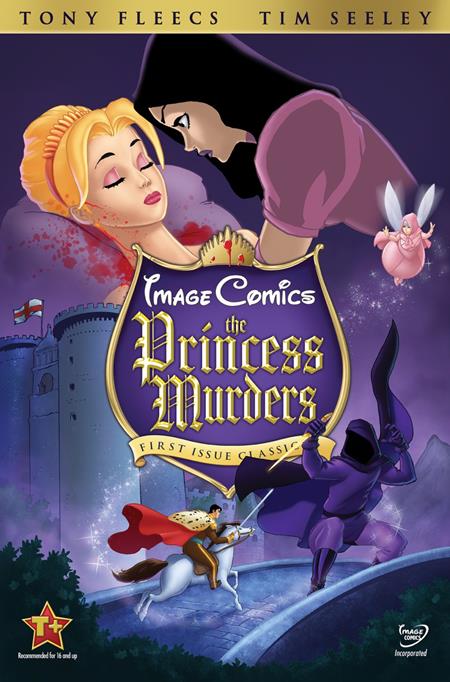 PRINCESS MURDERS #1 CVR D TIM SEELEY & ALLEN PASSALAQUA SLEEPING BEAUTY ANIMATION HOMAGE VAR FOC November 9, 2026