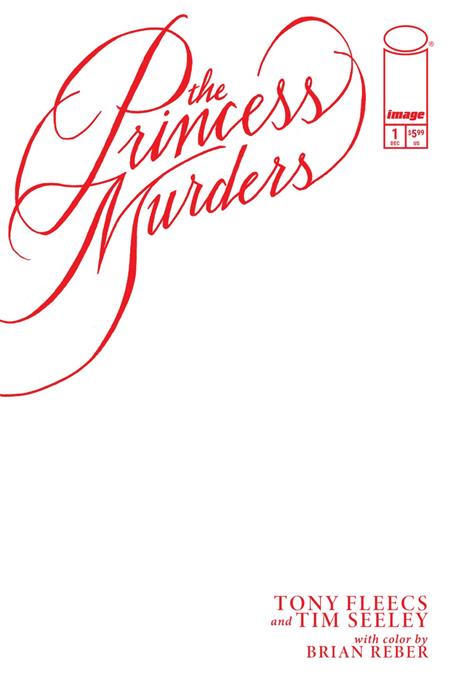 PRINCESS MURDERS #1 CVR E BLANK SKETCH VAR FOC November 9, 2026