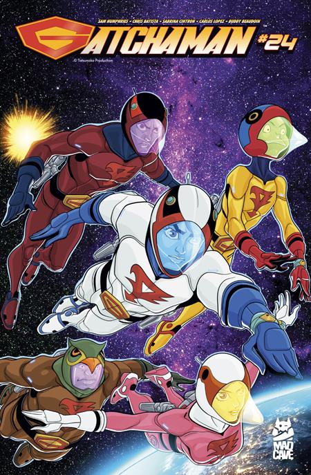 GATCHAMAN #24 CVR A CHRIS BATISTA SABRINA CINTRON TOM CHU FOC November 30, 2026