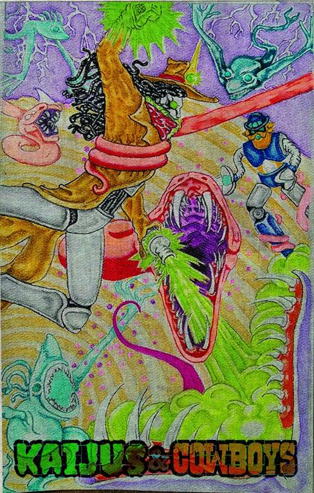KAIJUS AND COWBOYS #3 (OF 12) CVR C HEATHER EWERS TAPESTRY VAR FOC October 26, 2026
