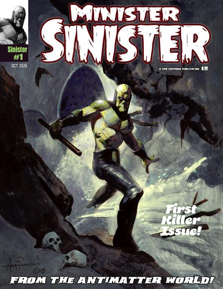 MINISTER SINISTER MAGAZINE #1 (MR) FOC October 26, 2026