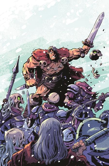 CONAN THE BARBARIAN TIDES OF THE TYRANT KING #4 (OF 4) CVR E DEREK LAUFMAN VIRGIN CARDSTOCK VAR (MR) FOC November 23, 2026