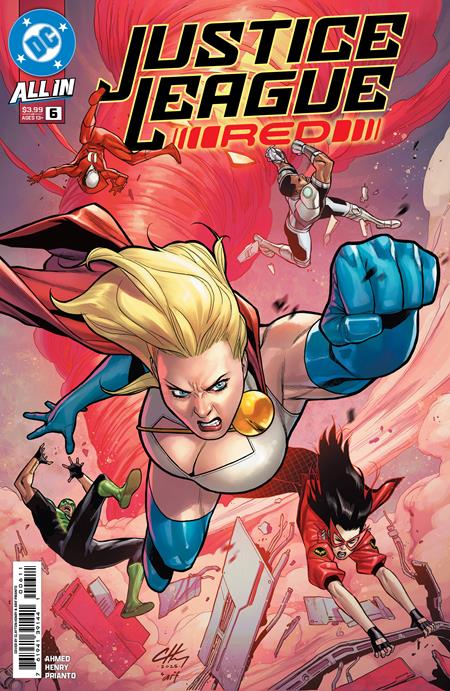 JUSTICE LEAGUE RED #6 (OF 6) CVR A CLAYTON HENRY