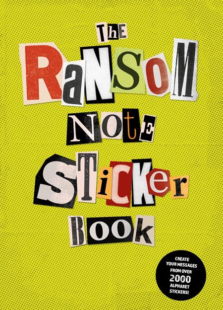 RANSOM NOTE STICKER BOOK TP FOC November 30, 2026