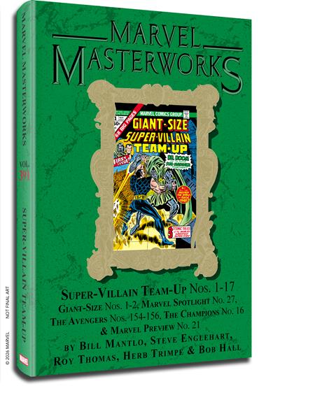 MARVEL MASTERWORKS SUPER-VILLAIN TEAM-UP HC VOL 01 RON WILSON DIRECT MARKET EDITION CVR FOC November 30, 2026