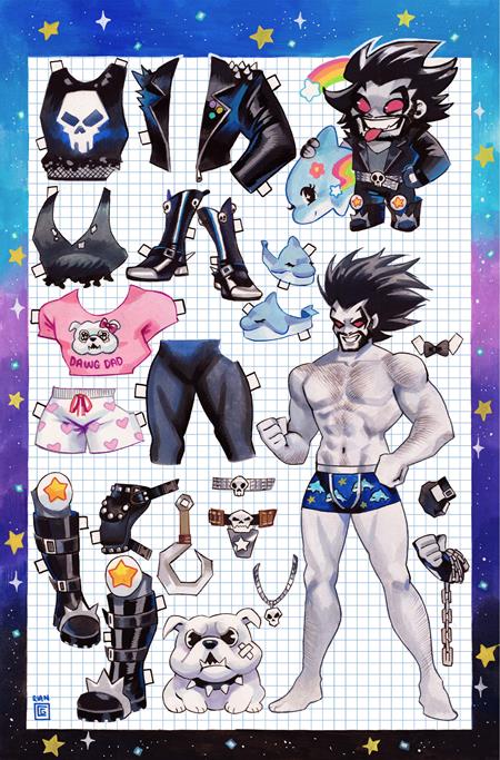 LOBO #11 CVR D RIAN GONZALES PAPER DOLL CARD STOCK VAR FOC December 14, 2026