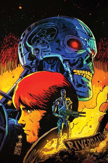 ARCHIE VS THE TERMINATOR #4 CVR E FRANCESCO FRANCAVILLA METAL PREMIUM VAR FOC December 14, 2026