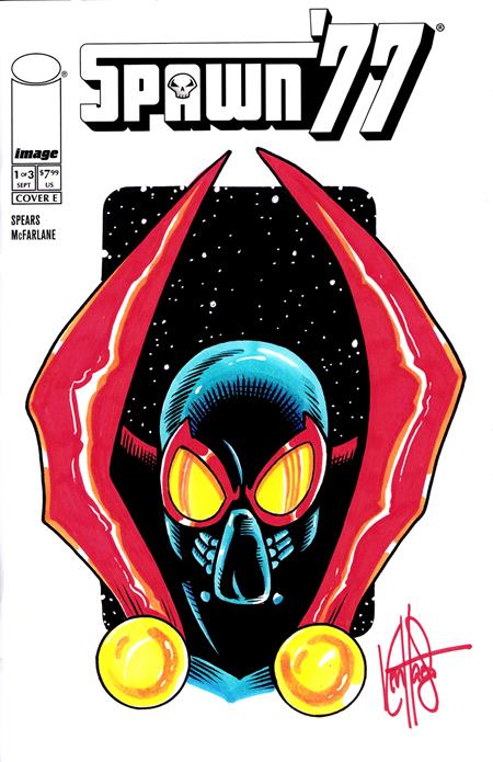 DF SPAWN 77 #1 BLANK VARIANT SIGNED AND REMARKED BY KEN HAESER FOC December 7, 2026