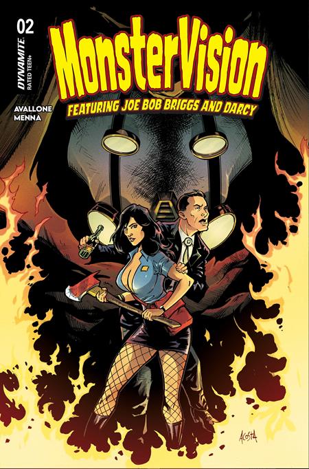 MONSTERVISION FEATURING JOE BOB BRIGGS AND DARCY #2 CVR A DAVE ACOSTA FOC January 4, 2027