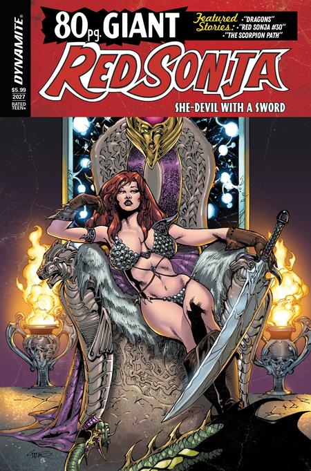 RED SONJA 80 PAGE GIANT #1 (ONE SHOT) CVR A ROBERTO CASTRO FOC November 30, 2026
