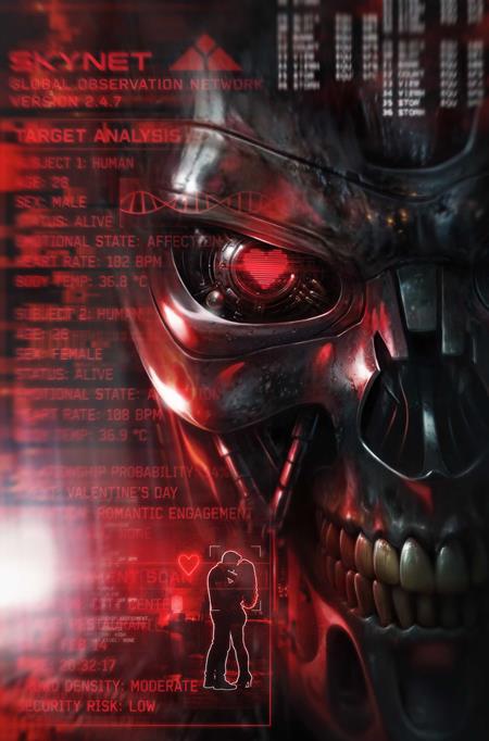 TERMINATOR VALENTINES DAY SPECIAL 2027 #1 (ONE SHOT) CVR I INC 1:15 FRANCESCO MATTINA VIRGIN VAR FOC January 4, 2027