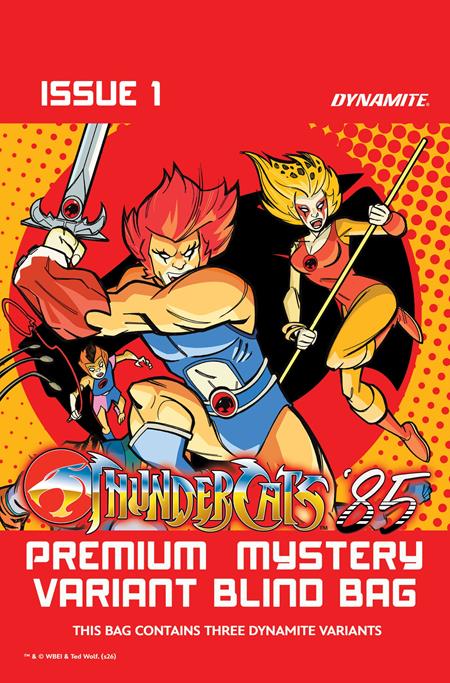 THUNDERCATS 85 #1 CVR H PREMIUM MYSTERY BLIND BAG VAR FOC November 30, 2026