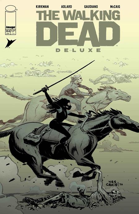 WALKING DEAD DELUXE #153 CVR C WES CRAIG & DAVE MCCAIG VAR (MR) FOC December 14, 2026