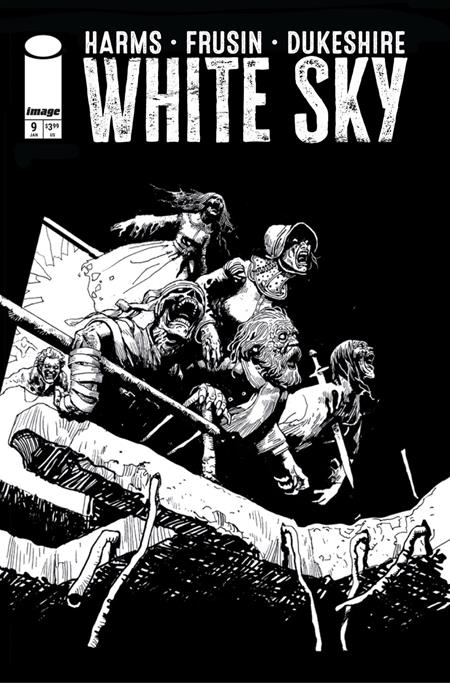 WHITE SKY #9 CVR B MARCELO FRUSIN B&W VAR (MR) FOC January 4, 2027