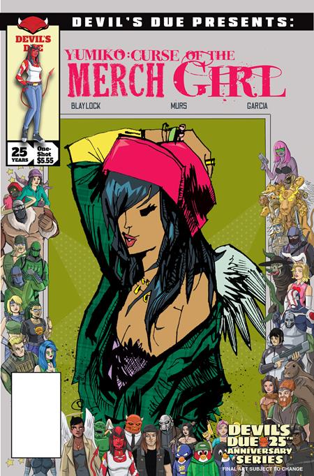DEVILS DUE PRESENTS YUMIKO CURSE OF THE MERCH GIRL (ONE SHOT) CVR C JIM MAHFOOD JOSH BLAYLOCK HOMAGE VAR FOC December 7, 2026