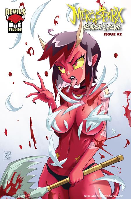 MERCY SPARX HEAVENS DEVIL #2 CVR D INC 1:10 DAN MENDOZA UV SPOT GLOSS VAR (MR) FOC December 14, 2026