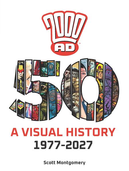 2000 AD A VISUAL HISTORY 1977-2027 HC 50TH ANNIVERSARY CELEBRATION FOC November 30, 2026