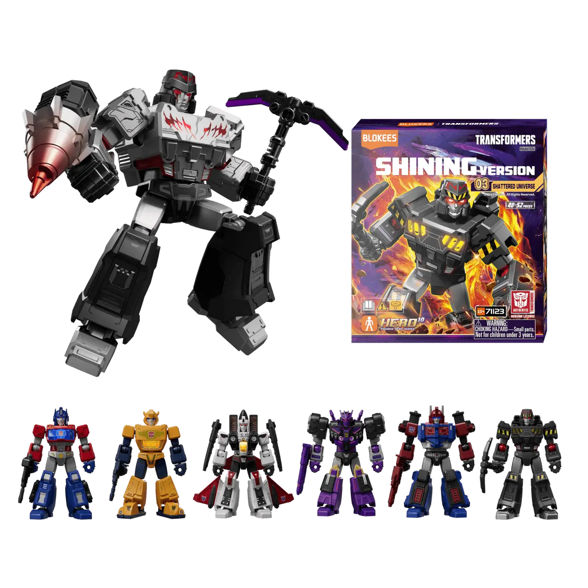 Blokees Transformers Shining Version 03 Shattered Universe - Single Blind Box | Blokees