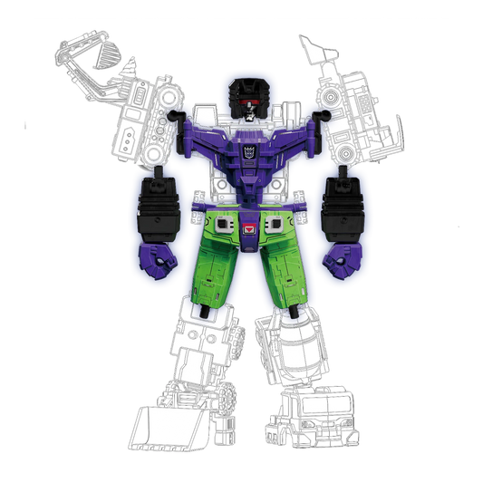 Transformers Defender Version Devastator Kits Combining Accessory | Blokees