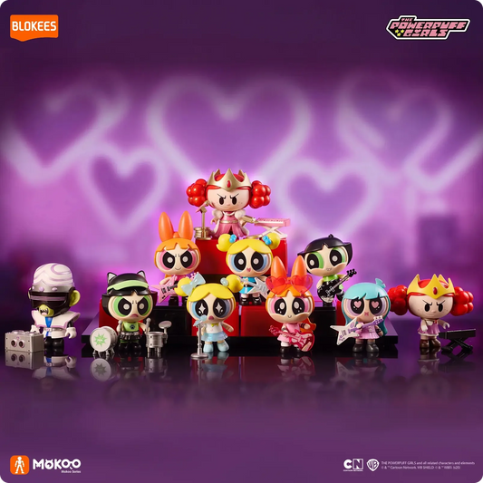 Blokees The Powerpuff Girls MOKOO Series 01 Cute Beats - Single Blind Box | Blokees