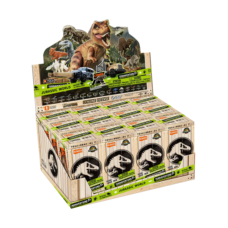Jurassic World Terraventure TS 01 Dinosaur Capture Operation | Blokees [single boxes]