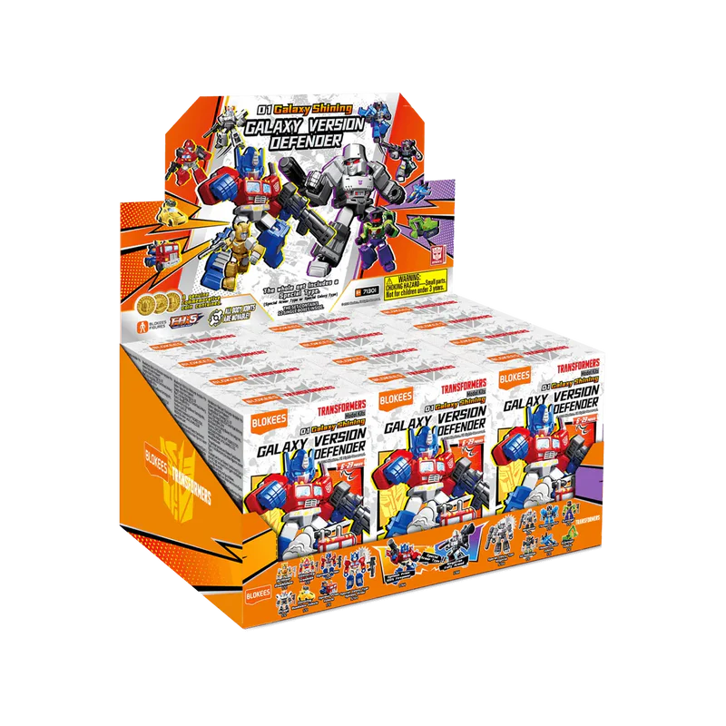 Blokees Transformers Defender Version 01 Shattered Alliance -SINGLE BLIND BOX -1 RANDOM