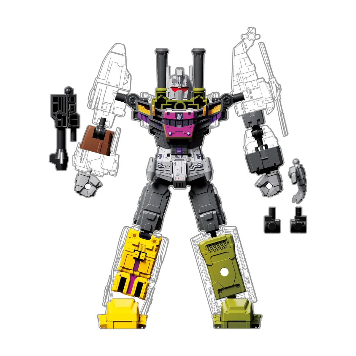 Transformers Defender Version Bruticus Kits Combining Accessory | Blokees