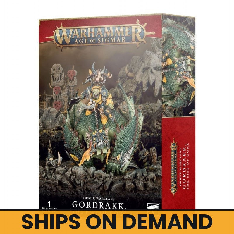 ORRUK WARCLANS:GORDRAKK THE FIST OF GORK