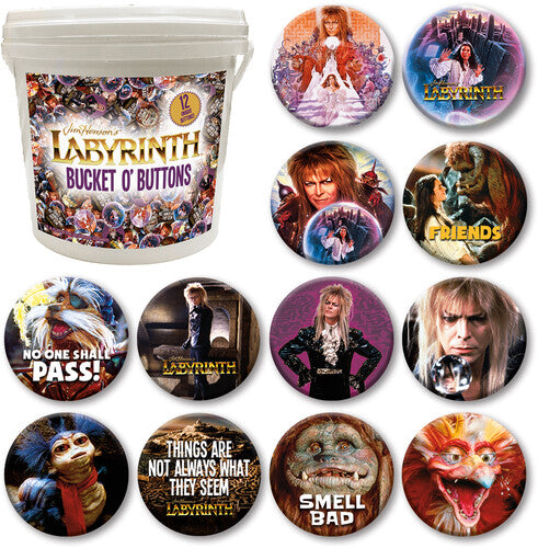 Labyrinth 144 Pc Bucket O' Buttons