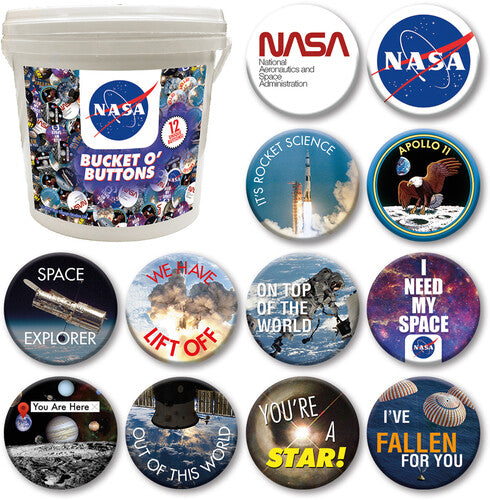 NASA 144 Pc Bucket O' Buttons