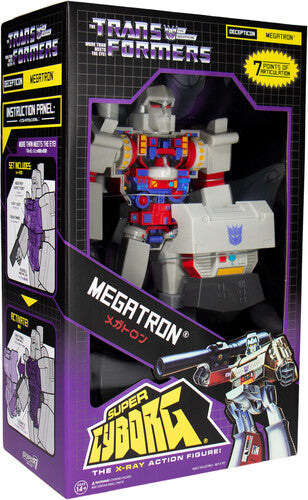 TRANSFORMERS SUPER CYBORG - MEGATRON (G1 CLEAR CHEST)