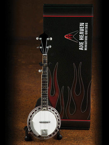 Classic Banjo Rosewood Back 10 Inch Miniature Replica Collectible