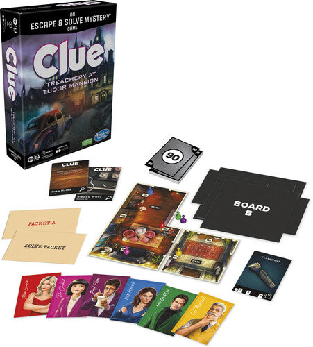 Clue: Treachery at Tudor Mansion - Escape & Solve Mystery Board Game