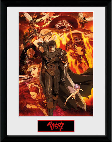 Berserk - Framed Print - Collage (12" x 16")