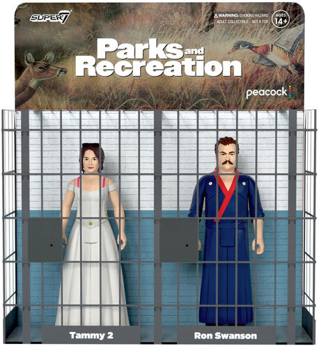 Super7 - Parks And Recreation - ReAction Figures Wave 2 - Ron And Tammy 2 Wedding Night (2-Pack)