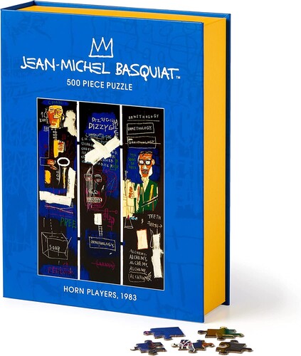 Basquiat Horn Players 500 Piece Book Puzzle