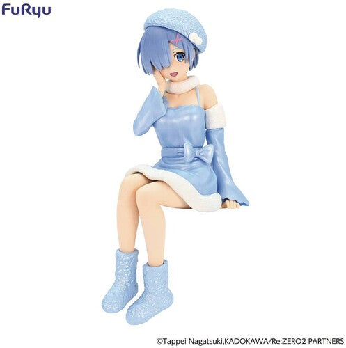 Furyu - Re:ZERO - Noodle Stopper - Rem Snow Princess Pearl Color