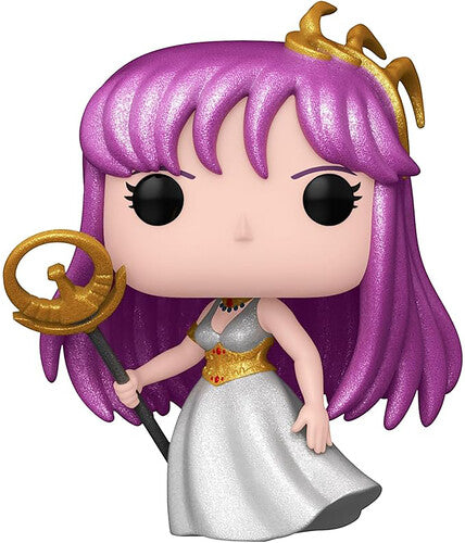 Funko POP! Anime: Saint Seiya Athena (Saori Kido) in Diamond Collection Glitter (AE Exclusive)