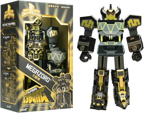 Super7 - Mighty Morphin Power Rangers Super Cyborg - Megazord Black / Gold