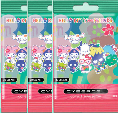 CyberCel - Hello Kitty and Friends Tropical - Series 4 - Foil Bag 3 Card Pack