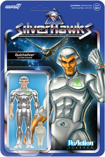 Super7 - Silverhawks - ReAction Figures Wv1 - Quicksilver (Toy Version)