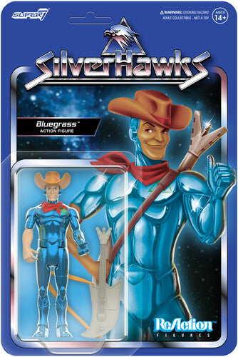 Super7 - Silverhawks - ReAction Figures Wv1 - Bluegrass (Toy Version)