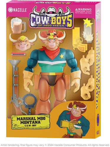 The Nacelle Company - Wild West C.O.W.-Boys of Moo Mesa - Marshal Moo Montana Action Figure