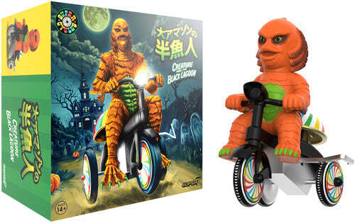 Super7 - Universal Monsters - Super Cycles - Creature from the Black Lagoon (Orange & Black )