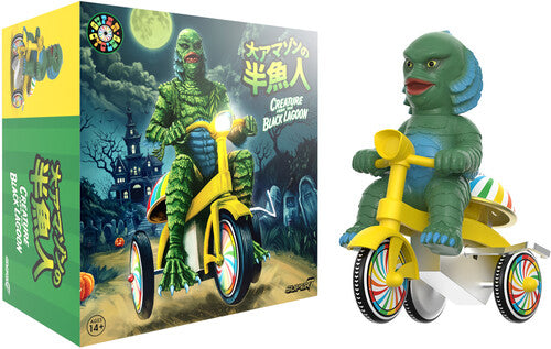 Super7 - Universal Monsters Super Cycles - Creature from Black Lagoon (Dark Green with Yellow Trike)
